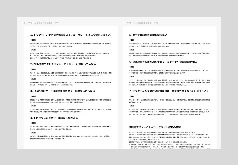 改善提案と伴走支援